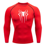 Carregue a imagem no visualizador da Galeria, Sun Protection Sports Second Skin Running T-shirt Men&#39;s Fitness Rashgarda MMA Long Sleeves Compression Shirt Workout Clothing  Amaijoin
