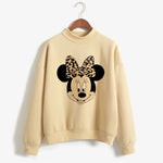 Carregue a imagem no visualizador da Galeria, Sweatshirts Turtleneck Minnie Kawaii Cartoon  Anime Sweatshirt Disney Mickey Mouse Hoodie Clothes Girl Boy Top Hoodies  Amaijoin
