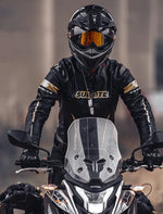 Carregue a imagem no visualizador da Galeria, SULAITE Winter Motorcycle Jackets The Four Seasons Warm Leather Clothing Waterproof Motocross Jaquete Detachable Cotton Liner  Amaijoin
