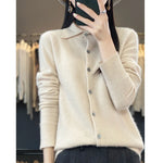 Carregue a imagem no visualizador da Galeria, 2023 Autumn and Winter Women&#39;s cardigan Women&#39;s cashmere sweater Women&#39;s sweater Fashion cardigan Women&#39;s coat  Amaijoin
