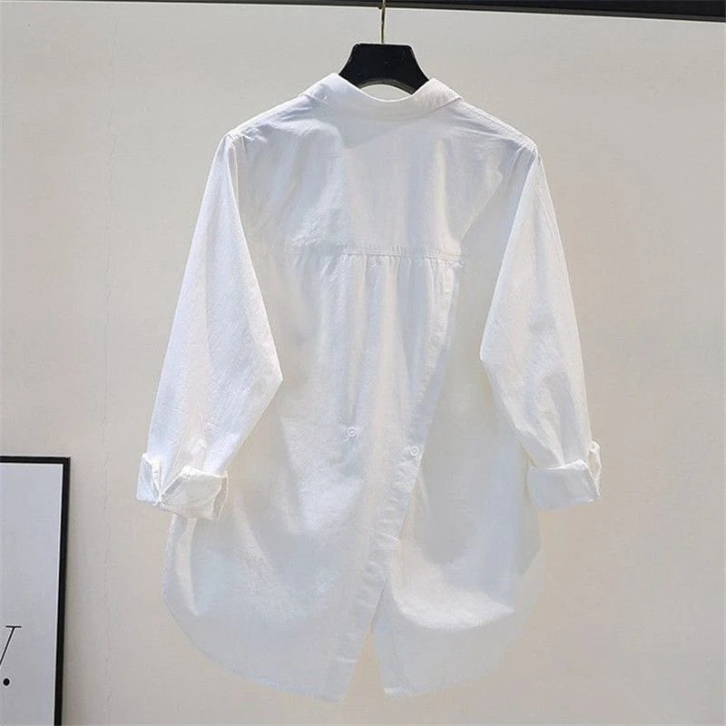 2024 New Fresh and Fashionable Loose Top for Women, Versatile and Slim Stripe Spliced Shirt for Women  Amaijoin