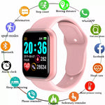 Carregue a imagem no visualizador da Galeria, Multifunctional Smart Watch Men Women Bluetooth Connected Phone Music Fitness Sports Bracelet Sleep Monitor Y68 Smartwatch D20  Amaijoin
