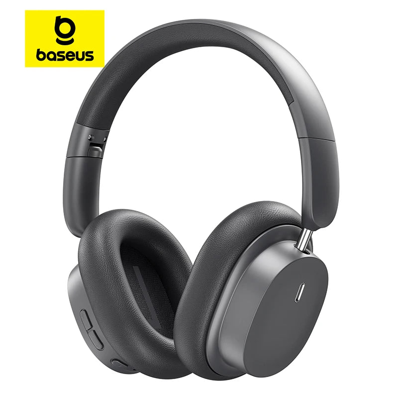 Baseus Bowie D05 Wireless Headphone 3D Spatial Audio Earphone Bluetooth 5.3 Headset 40mm Driver Foldable Over Ear Headphone 70H  Amaijoin