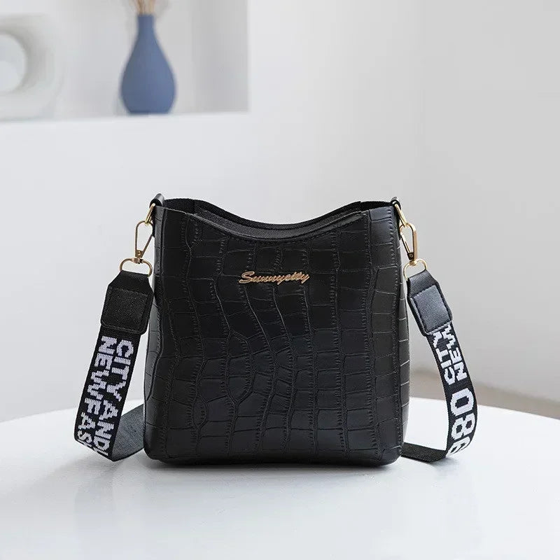 Women Messenger Bags Crocodile Pu Leather Female Crossbody Shoulder Hand bags For Women 2022 High Quality Ladies Handbags  Amaijoin