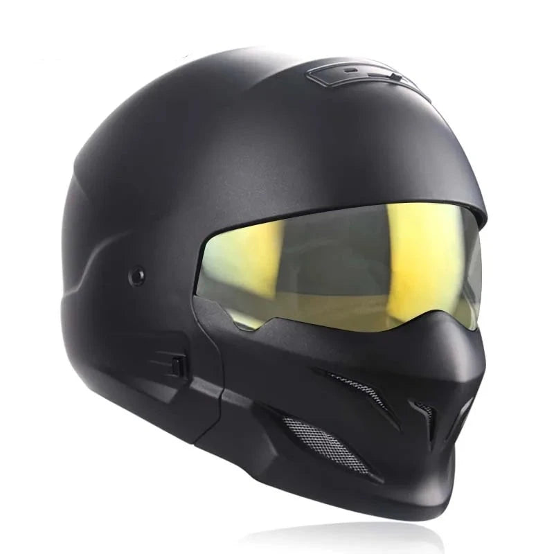 2022 Scorpion Helmet Detachable Multi-purpose Combination Helmet Motorcycle Locomotive Personality Half Predator Helmet  Amaijoin