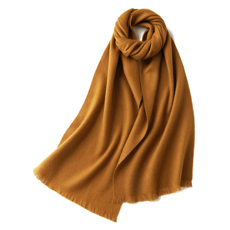 JulyPalette 100% Pure Cashmere Warm Scarf Women Winter Autumn Short Tassle Wool Wrap Pashmina Shawl Cashmere Scarves for Ladies  Amaijoin