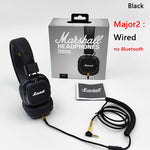 Carregue a imagem no visualizador da Galeria, Original Marshall MAJOR II 2 Wireless/Wired Headphones Deep Bass/40mm Dynamic Drivers Portable Foldable Sports Bluetooth Headset  Amaijoin
