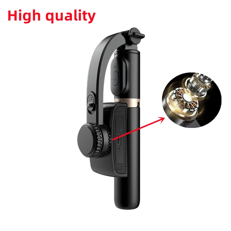 FANGTUOSI Mobile Video stabilizer Bluetooth selfie stick tripod Gimbal Stabilizer For Smartphone Live vertical shooting bracket  Amaijoin