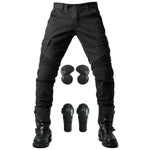 Carregue a imagem no visualizador da Galeria, 2024 New Motorcycle Black Men Jeans Upgrade Extension Protector Detachable Racing Road Rider Four Seasons Casual Fashion Pants  Amaijoin
