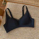 Carregue a imagem no visualizador da Galeria, BirdTree Lining 100%Real Silk Solid Bra, Women Traceless Mesh,  Wire Free Soft Comfort Underwear, 2024 Spring Summer P41954QC  Amaijoin
