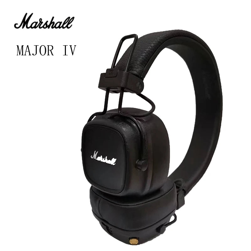 Original Marshall MAJOR IV Bluetooth  Headphones Wireless Earphones Deep Bass Foldable Sport Gaming Headset with Microphone  Amaijoin