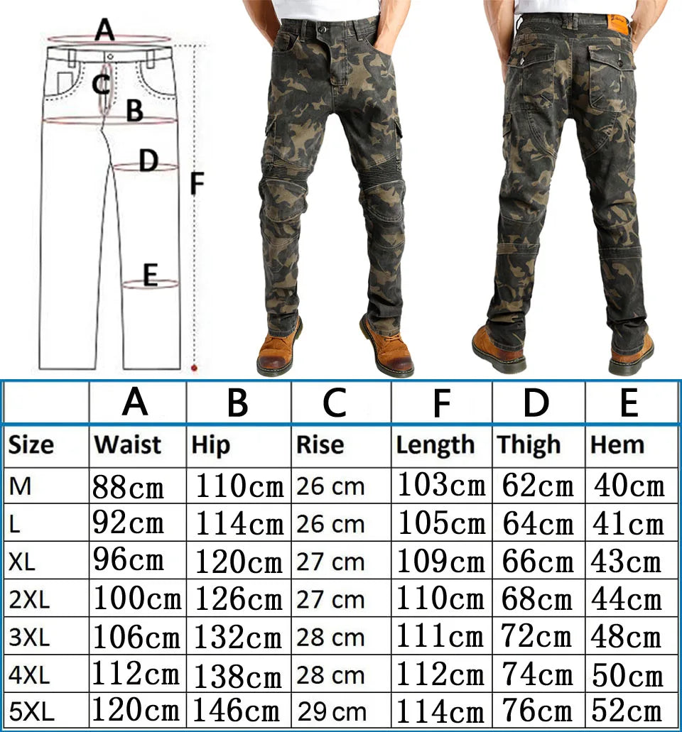 Calças Camouflage Motard Pro (Homem)  Amaijoin