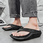 Carregue a imagem no visualizador da Galeria, 2023 New Summer Platform Flip Flops Men Outdoor Beach Designer Thick Bottom Slippers Men Cushion Claquette Homme Chanclas Hombre  Amaijoin
