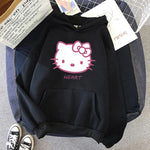 Carregue a imagem no visualizador da Galeria, Women 90s Y2k 2000s Hoodies Hello Kitty Hip Hop Hoodie Sanrio Sweatshirt Clothes Tops Sweatshirt Clothing Streetwear  Amaijoin
