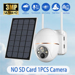 Carregue a imagem no visualizador da Galeria, 5MP Solar WIFI Camera 8000mAh Battery PTZ Surveillance IP Cameras Wireless PIR Human Tracking CCTV HD Outdoor Waterproof 5X Zoom  Amaijoin
