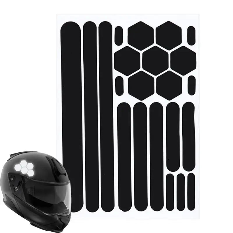 Reflective Stickers For Helmets Invisible Helmets Stickers Simple And Effective Reflective Tape For Helmets Bikes Motorcycles  Amaijoin