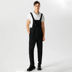 Load image into Gallery viewer, INCERUN 2023 American Style Handsome Men Fashion Pleated Striped Jumpsuits Casual Streetwear Male Solid Sleeveless Rompers S-5XL  Amaijoin
