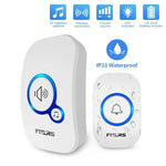 Carregue a imagem no visualizador da Galeria, Fuers M557 Doorbell Waterproof Wireless Chime Home Doorbell  Intelligent 32 Songs Smart Doorbell Alarm With Battery  Amaijoin
