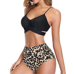 Carregue a imagem no visualizador da Galeria, Bikinis Sets 2024 Sexy Women Sexy Leopard Print Bikini Set Push Up Bathing Swimwear High Waist Swimsuit 호0캉스 수영복 Bikini Mujer  Amaijoin
