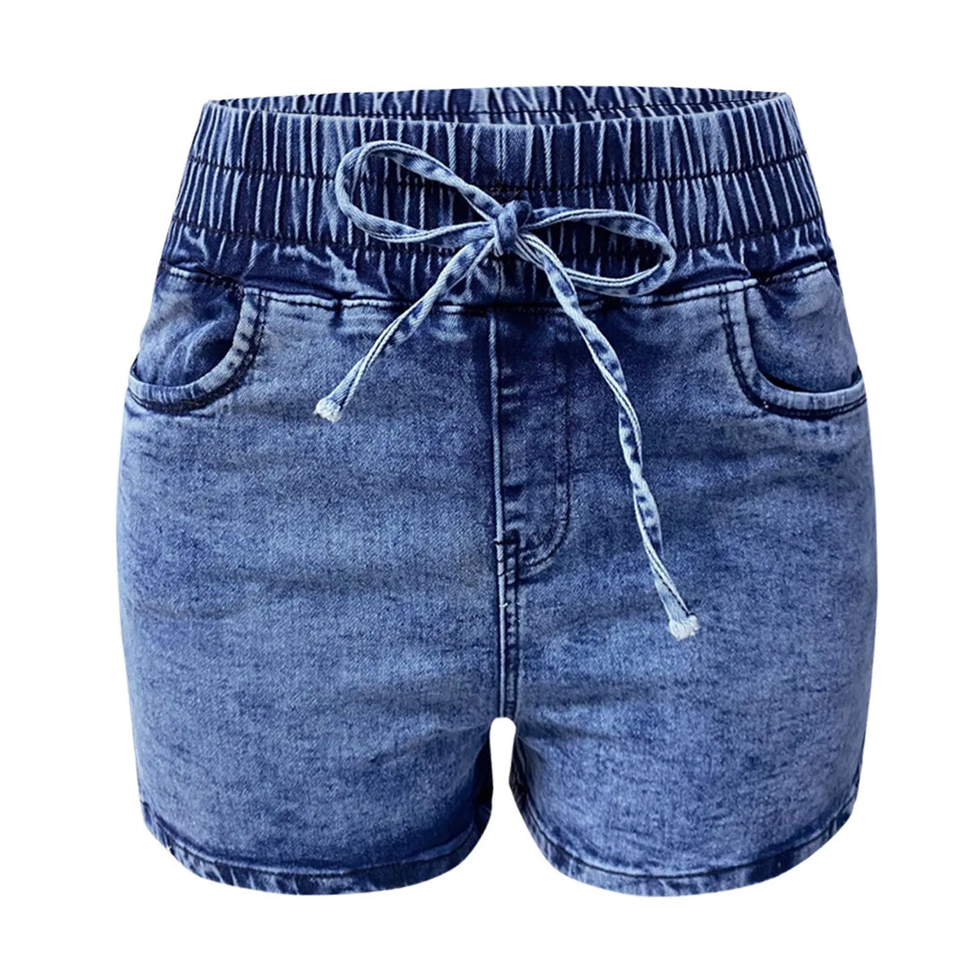 Sexy Denim Shorts For Women Trendy Elastic High Waist Slim Short Pants Womens Rolled Up Shorts Baggy Jeans Hotpants Summer 2024  Amaijoin