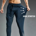 Carregue a imagem no visualizador da Galeria, Summer Elastic Men Running Sport Pants Jogging Sweatpants Casual Outdoor Training Gym Fitness Trousers  Amaijoin
