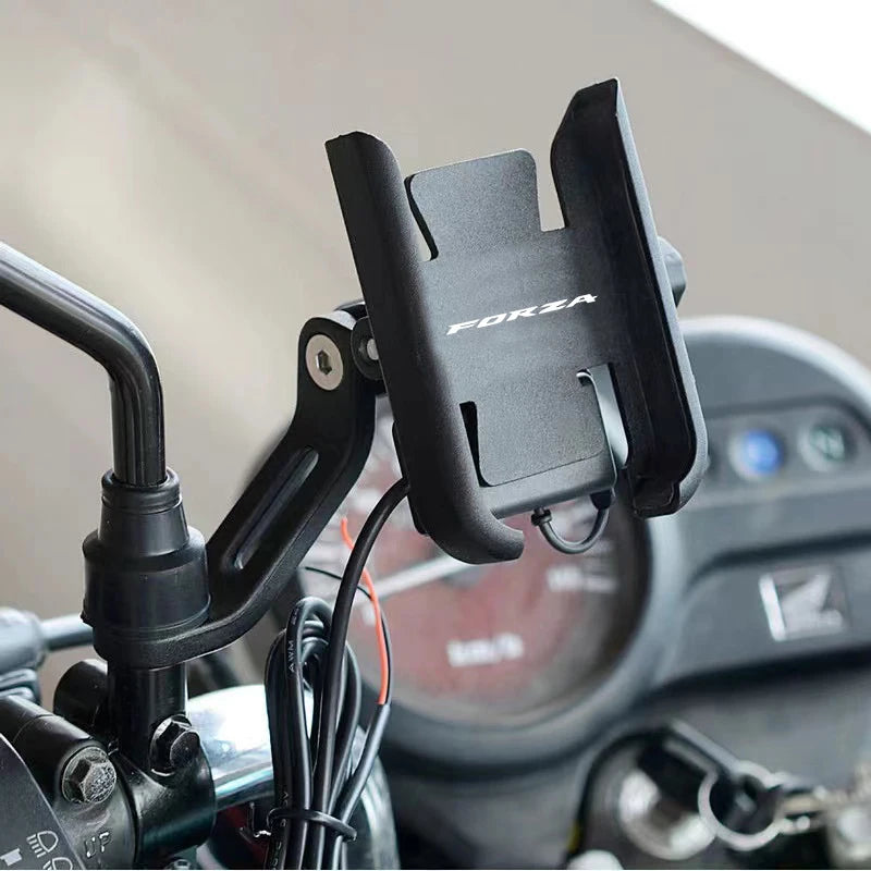 For HONDA Forza 350 Forza 750 Forza350 NSS 350 Accessories Motorcycle Handlebar Mobile Phone Holder GPS Stand Bracket  Amaijoin