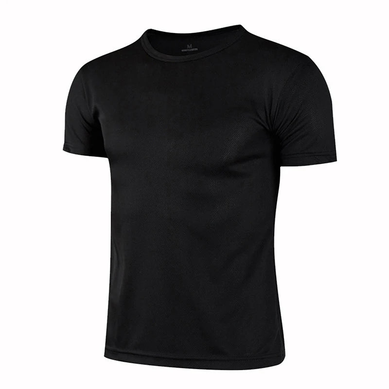 Men Women Quick Dry Short Sleeve Sport T Shirt Gym Jerseys Fitness Shirt Trainer Running T-Shirt Teenager Breathable Sportswears  Amaijoin