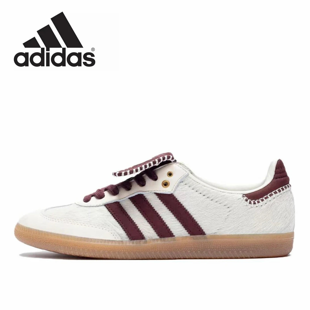 Adidas Samba Pony Wales Bonner Leopard German Training Gazelle Shoes Retro Versatile Sports and Casual Board Shoes sneakers  Amaijoin