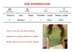 Load image into Gallery viewer, Women Y2K O-Neck Solid Casual T-shirts Slim Knit Short Sleeve Office Pullover Shirts Streetwear Rib Crop Tops Women 2024 Summer  Amaijoin
