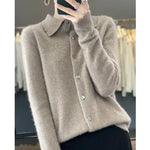 Carregue a imagem no visualizador da Galeria, 2023 Autumn and Winter Women&#39;s cardigan Women&#39;s cashmere sweater Women&#39;s sweater Fashion cardigan Women&#39;s coat  Amaijoin
