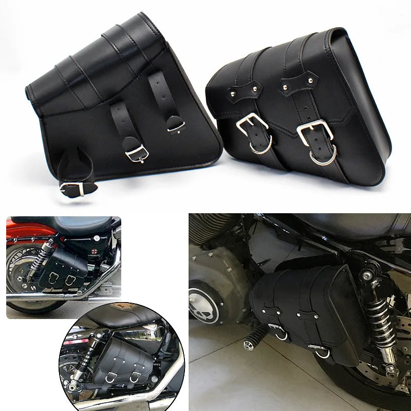 Motorcycle Saddlebag Side Tool Luggage Package Saddle For  Harley Honda Suzuki Kawasaki Yamaha Accessories Rear Seat Travel Bag  Amaijoin