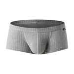 Carregue a imagem no visualizador da Galeria, Cotton short boxer briefs for men Low waist U raised pouch briefs  Amaijoin
