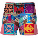 Carregue a imagem no visualizador da Galeria, Retro Luxury 3d Print Floral Beach Shorts For Men Summer Swimming Trunks Surf Board Shorts Popular Streetwear Sports Short Pants  Amaijoin
