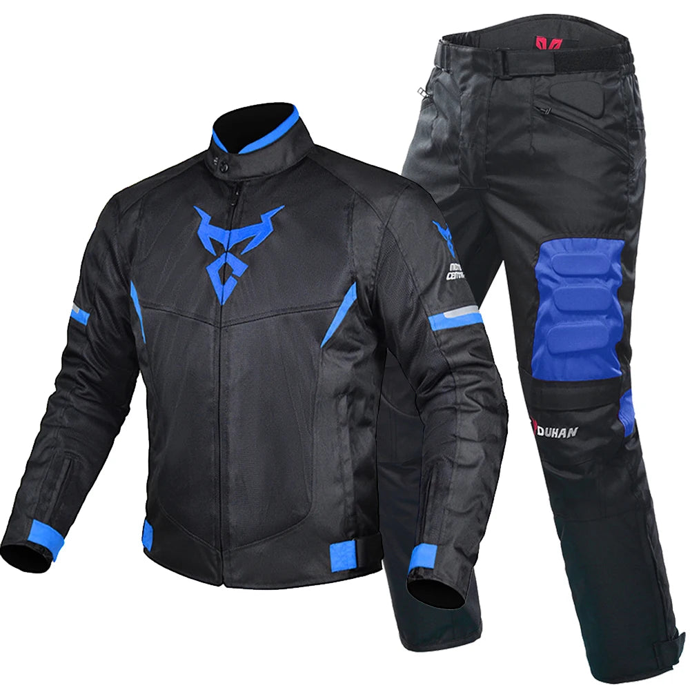 Motorcycle Jacket Protective Clothing Road Commuter Sports Off-Road Riding Clothing Reflective Breathable Durable Anti-Falling  Amaijoin