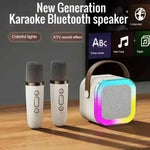 Carregue a imagem no visualizador da Galeria, Bluetooth K12 Karaoke Machine Portable 5.3 PA Speaker System with 1-2 Wireless Microphones Home Family Singing Children&#39;s Gifts  Amaijoin
