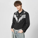 Carregue a imagem no visualizador da Galeria, INCERUN 2023 Men Shirt Embroidered Tassel Patchwork Lapel Long Sleeve Fashion Camisa Streetwear Button Casual Men Clothing S-5XL  Amaijoin
