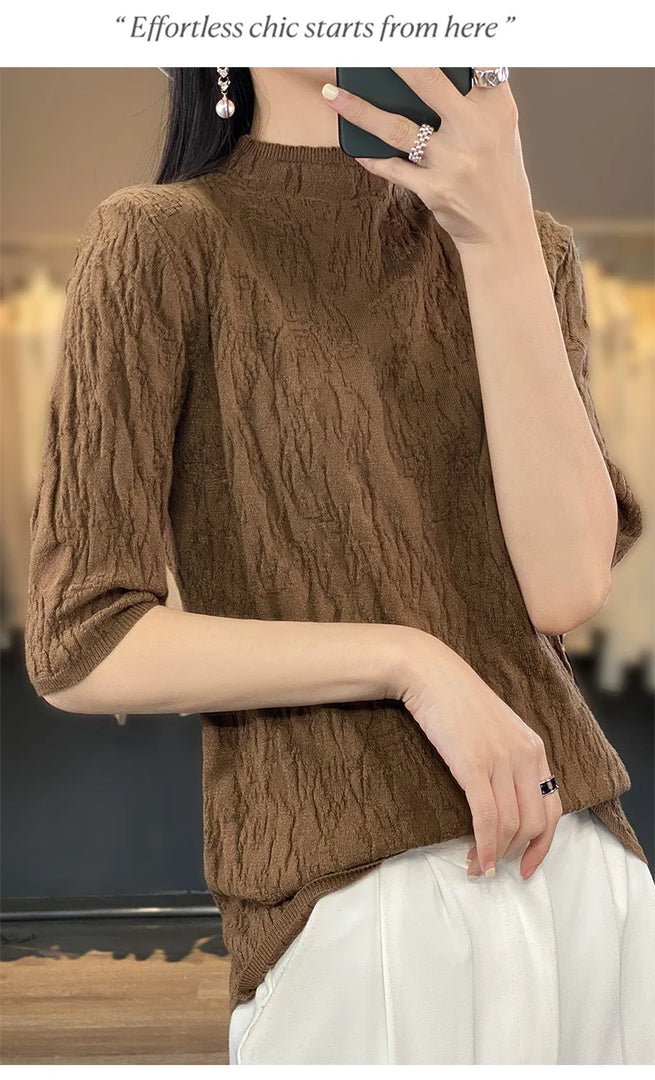 Sweater Cashmere Pile  Amaijoin