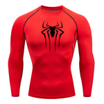 Carregue a imagem no visualizador da Galeria, Sun Protection Sports Second Skin Running T-shirt Men&#39;s Fitness Rashgarda MMA Long Sleeves Compression Shirt Workout Clothing  Amaijoin
