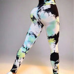 Carregue a imagem no visualizador da Galeria, New 3D Print Tie Dye Sports Pants Women Seamless  Leggings High Waist Fitness Push Up Leggings Gym Clothing Workout Tights  Amaijoin
