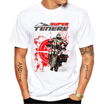 Carregue a imagem no visualizador da Galeria, Super Tenere XTZ 750 1994 Old Classic Riding Tshirts Summer Men Short Sleeve Motorcycle Rider T-Shirt Hip Hop Boy Casual Tees  Amaijoin
