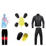 Carregue a imagem no visualizador da Galeria, DUHAN Men Motorcycle Jackets Riding Motocross Enduro Racing Jacket Moto Jacket Windproof Coldproof Motorbike CE Protection Gear  Amaijoin
