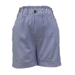 Carregue a imagem no visualizador da Galeria, New summer casual pocket striped casual shorts women&#39;s wear  Amaijoin
