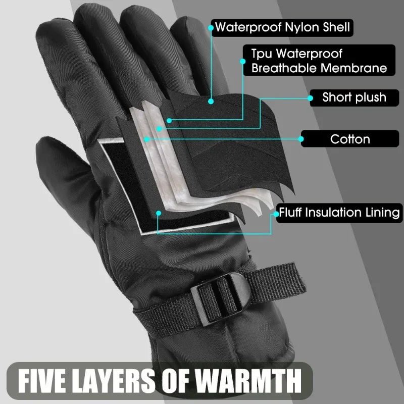 Luvas Impermeáveis Windproof  Amaijoin