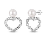 Carregue a imagem no visualizador da Galeria, New Fashion 925 Sterling Silver Double Circle Earrings For Women Shining Zircon Piercing Ear Studs Fine Engagement Jewelry  Amaijoin
