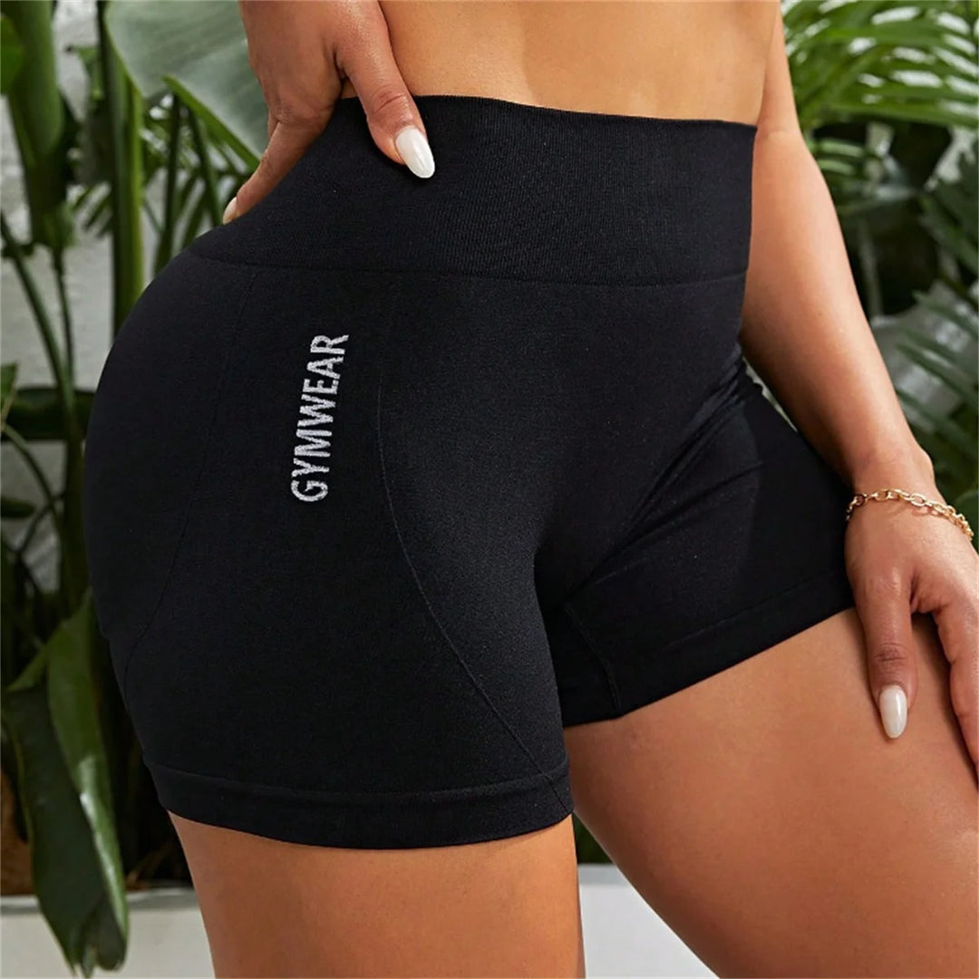 Women High Waist Butt Lift Sports Short Pants High Stretch Qyuick-Drying Breathable Yoga Shorts Athletic Tights  Amaijoin