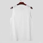 Carregue a imagem no visualizador da Galeria, Men&#39;s Tank Tops Solid Color Transparent O-neck Sleeveless Summer Male Vests Sexy Streetwear 2024 Fashion Men Clothing INCERUN  Amaijoin
