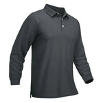 Carregue a imagem no visualizador da Galeria, TACVASEN Quick Dry Golf Polo Shirts Mens Breathable Long Sleeve T-shirts Sports Tees Casual Work T-shirt Pullover Tops Man  Amaijoin
