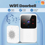 Carregue a imagem no visualizador da Galeria, ONENUO WiFi Doorbell Home Tuya WiFi Wireless Doorbell DC AC Battery Powered Camera Bell with Alexa Google Doorbell Camera  Amaijoin
