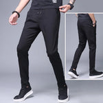 Carregue a imagem no visualizador da Galeria, 2024 new Men&#39;s Ice Silk Trousers Solid Color Mid-Waist Loose Breathable Straight-Leg Casual Pants Thin Quick-Drying Sports Pants  Amaijoin
