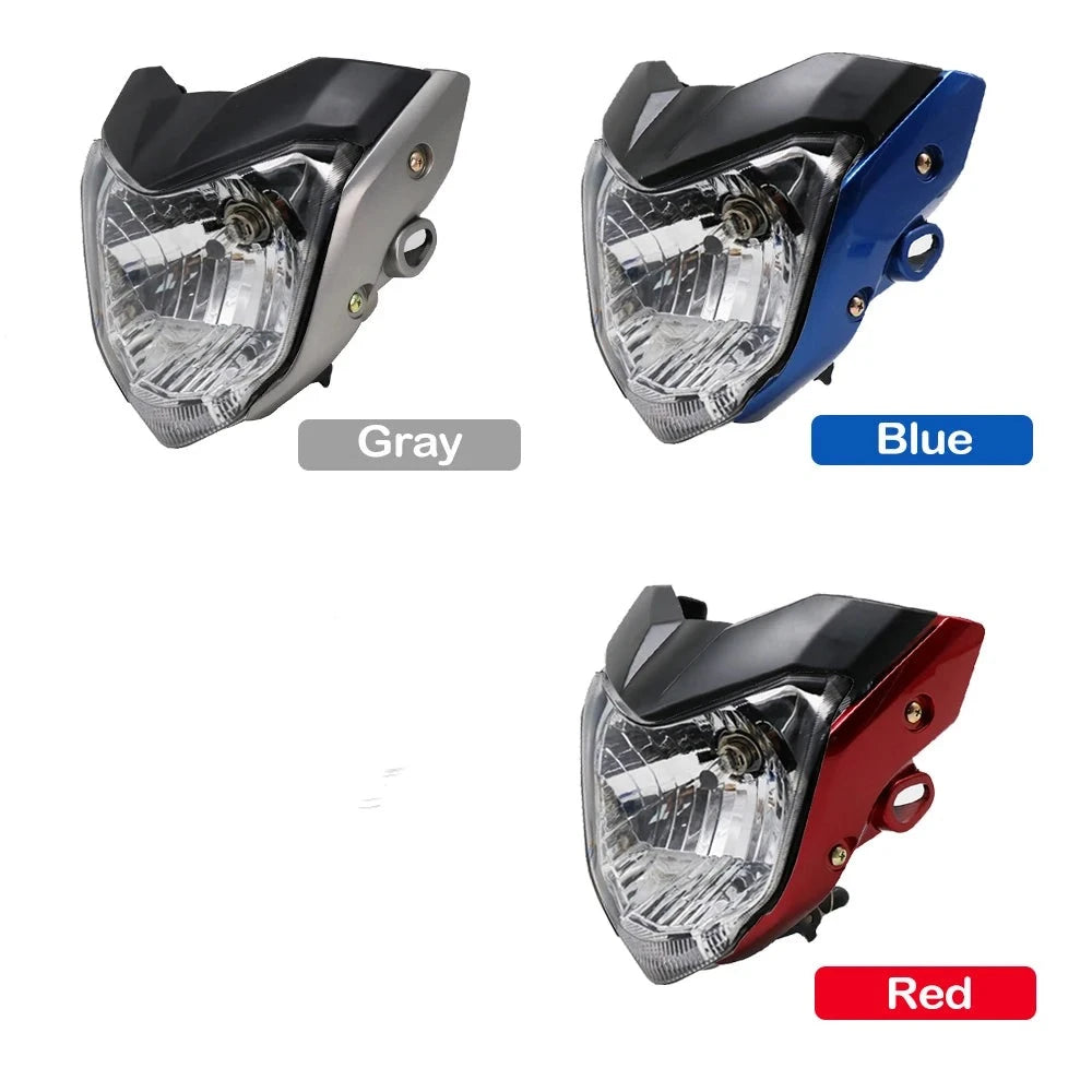 Alconstar Head lamp Light Motorcycle front Headlight Head light With Bulb Bracket Assembly For Yamaha FZ16 FZ-16 YS150 FZER150  Amaijoin